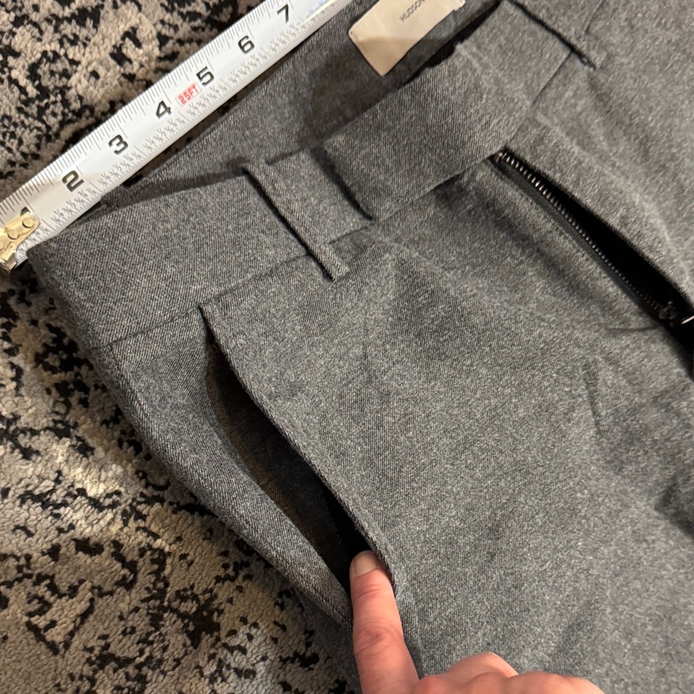 Men's Gray Slim Fit chinos - Picture 4 of 10